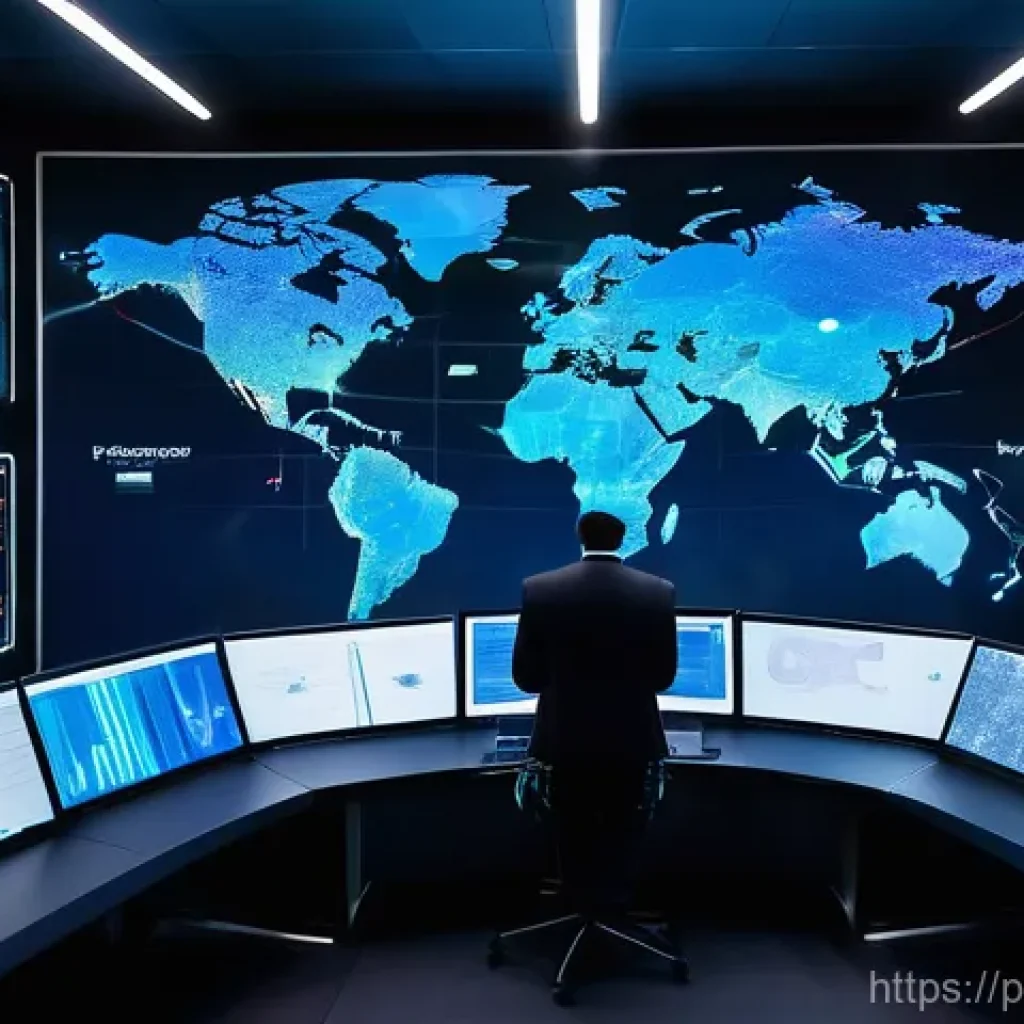 네트워크 실기 시험 대비 최신 기술 동향 분석 - **AI-Powered Network Operations Center:**
A vibrant and futuristic network operations center (NO...
